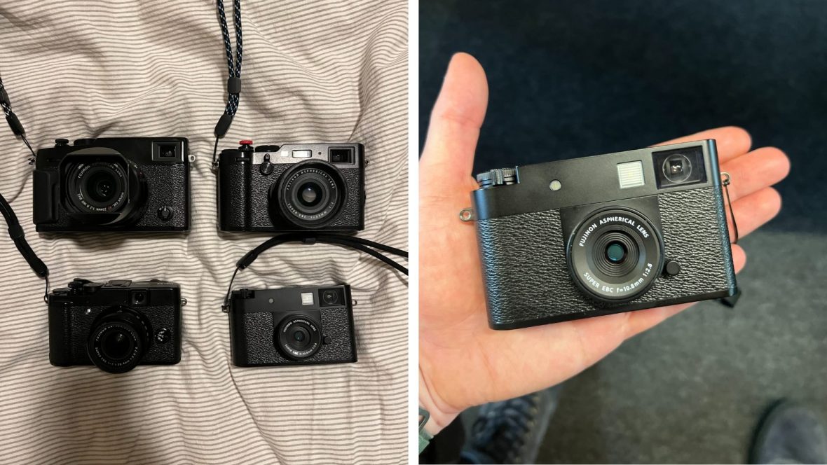 The Fuji X-Half camera.